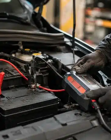 Auto akumulatora uzlāde