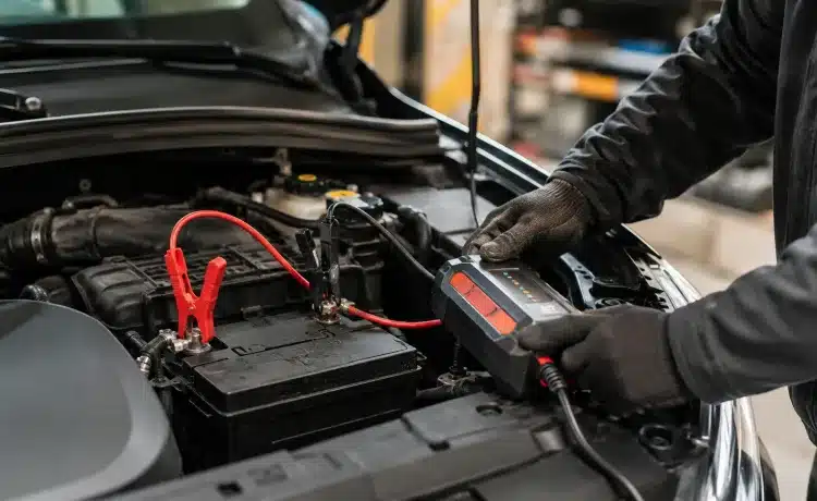 Auto akumulatora uzlāde