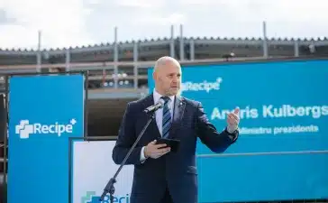 “Recipe Plus” jaunā loģistikas centra spāru svētki Rīgā